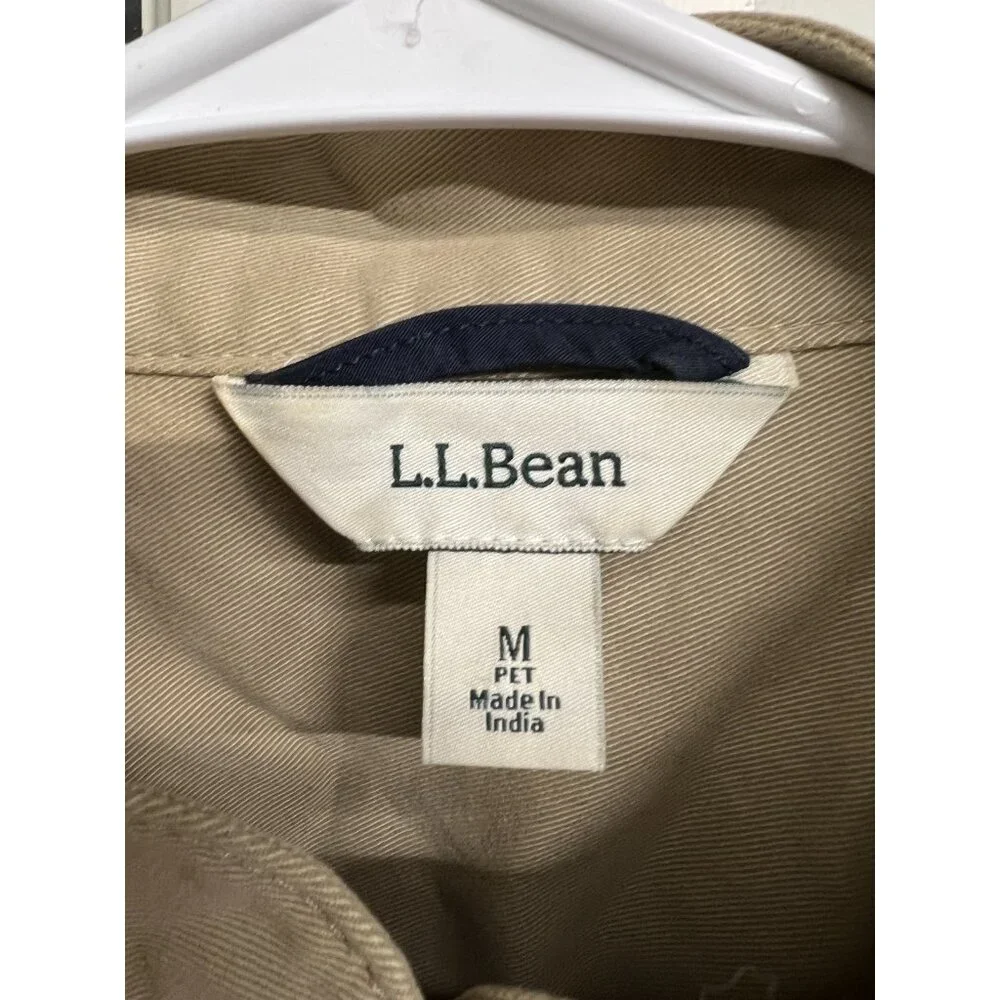 Vtg 90s LL Bean Woman’s‎ Medium Canvas Full Zip Field Chore Trucker Barn Jacket